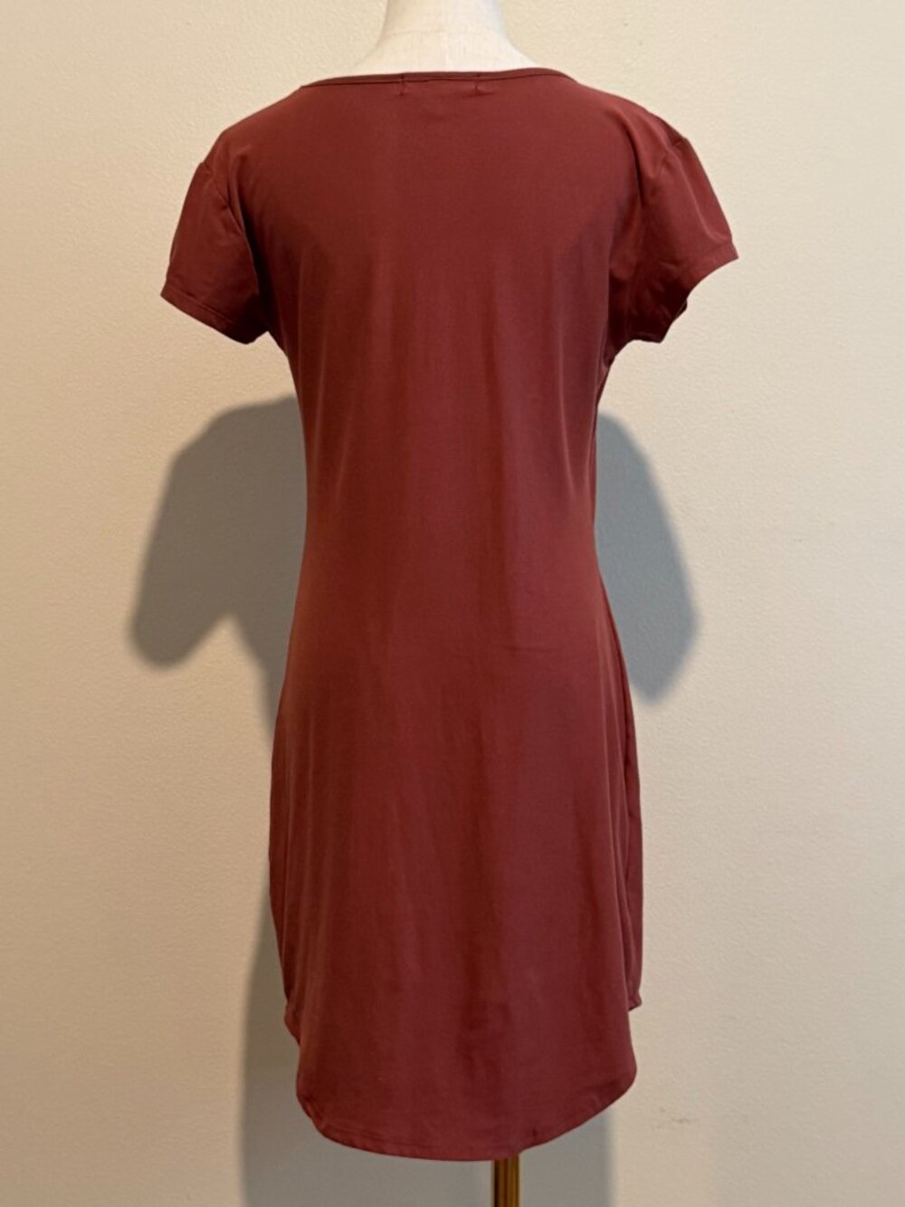 Derek Heart Terracotta T-Shirt Dress Size L - Picture 4 of 7